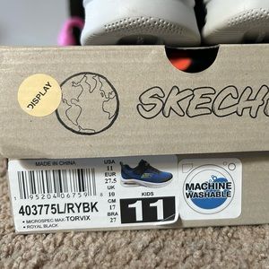 Kids sketchers shoes.